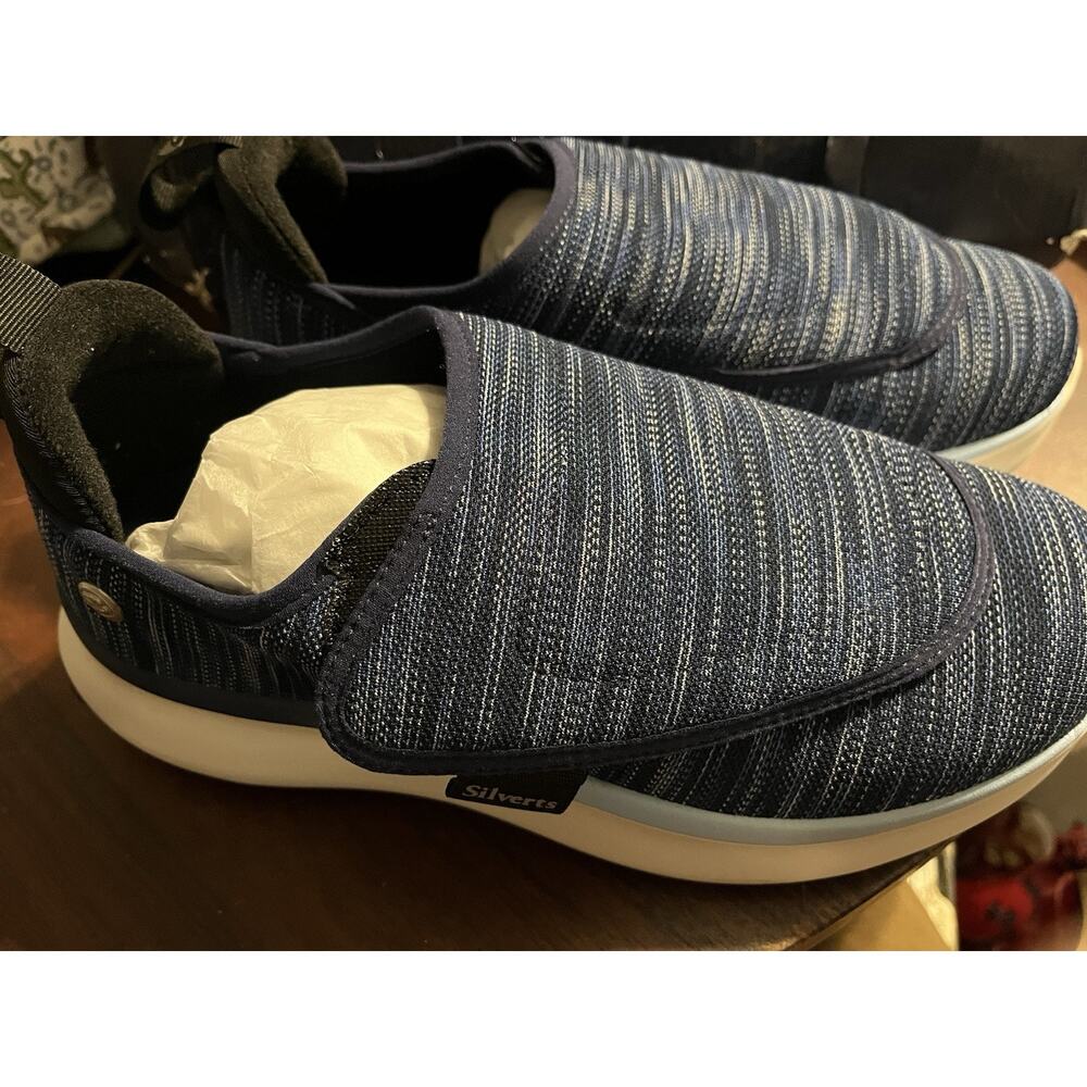 Silverts Women's Shoe SV15430 Blue/White SVMUW Size 8.5 US Women’s